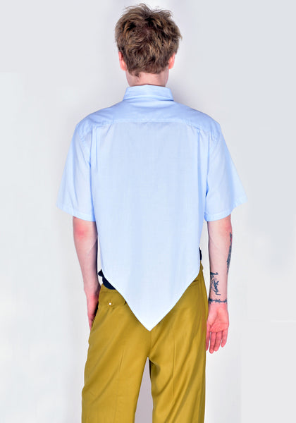 BLESS N°71 5341 POINTYSHIRT VINTAGE LIGHT BLUE SS22 | DOSHABURI Online Shop　