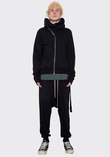 RICK OWENS DRKSHDW DU02B4286 F 09 MOUNTAIN HOODIE BLACK FW22 | DOSHABURI Online Shop