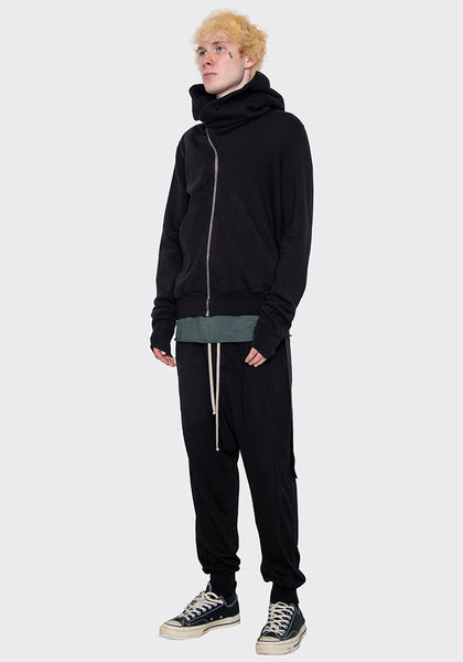 RICK OWENS DRKSHDW DU02B4286 F 09 MOUNTAIN HOODIE BLACK FW22 | DOSHABURI Online Shop