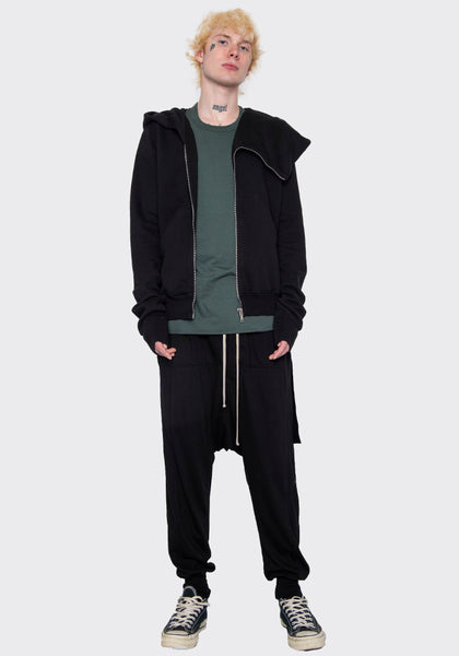 RICK OWENS DRKSHDW DU02B4286 F 09 MOUNTAIN HOODIE BLACK FW22 | DOSHABURI Online Shop