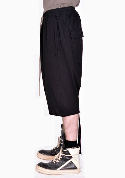 RICK OWENS DRKSHDW DU01B7380 RN 09 BLACK DRAWSTRING PODS