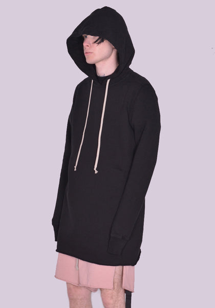 RICK OWENS DRKSHDW DU01C6285 F HOODED SWEATSHIRT BLACK SS23 | DOSHABURI Online Shop