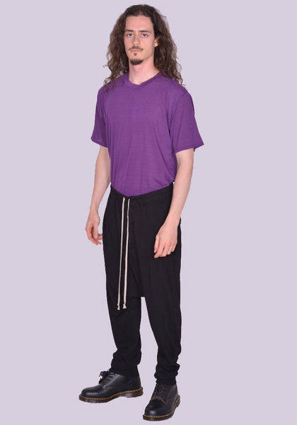 RICK OWENS DRKSHDW PRISONER DRAWSTRING PANTS BLACK SS23 | DOSHABURI Online Shop