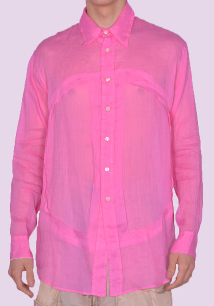 EDWARD CUMING SS23-S04A LUNG WINDOW SHIRT PINK SS23 | DOSHABURI Online Shop