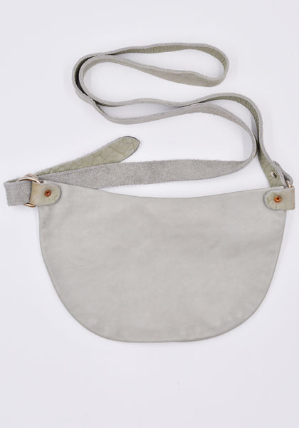 GUIDI Q100 SOFT HORSE FULL GRAIN LEATHER BELT BAG LIGHT GREY | DOSHABURI Online Shop