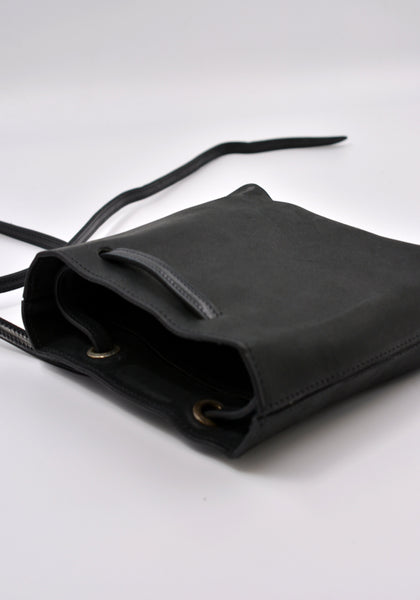 GUIDI GD07 GROPPONE FULL GRAIN LEATHER BAG BLACK | DOSHABURI Online Shop