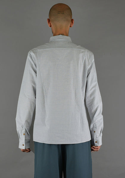 INDIVIDUAL SENTIMENTS SH3-LC27 LONG SLEEVE SHIRT BOTANICAL BLUE - DOSHABURI Shop