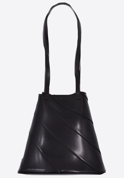 KIKO KOSTADINOV KKWSS22B02-054 MINI TWISTED SHOPPER BAG  ABYSS BLACK SS22 | DOSHABURI Shop