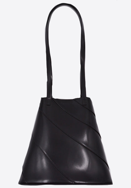 KIKO KOSTADINOV KKWSS22B02-054 MINI TWISTED SHOPPER BAG  ABYSS BLACK SS22 | DOSHABURI Shop