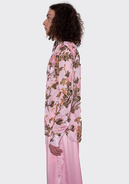 LU'U DAN MT009_FSJ SLIM FITTED SHIRT FLOWERS FW22 | DOSHABURI Online Shop