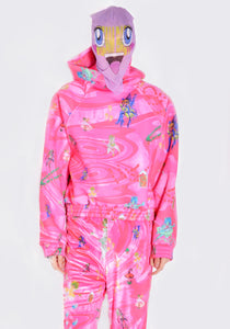 LIBERAL YOUTH MINISTRY LYM01T103 SCUBA HOODIE FAIRY PRINT SS22 | DOSHABURI Online Shop