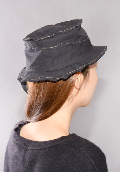 m.a+ by Maurizio Amadei SMALL SPIRAL HAT BLACK w/SILVER-DOSHABURI Shop