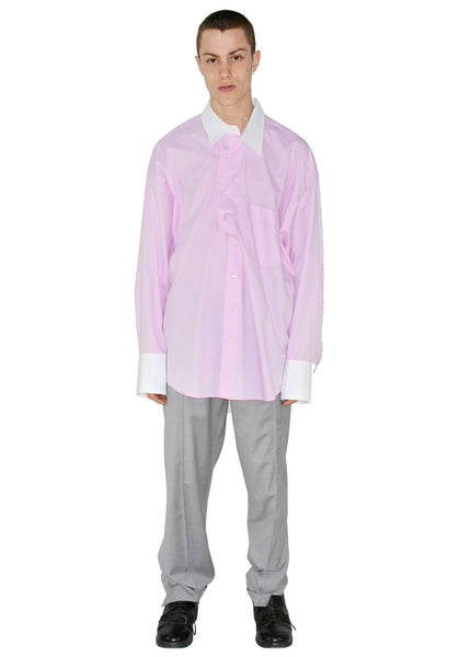 MAGLIANO H28006722 TWISTED SHIRT ITALIAN CERIMONI LIGHT PURPLE - DOSHABURI Shop