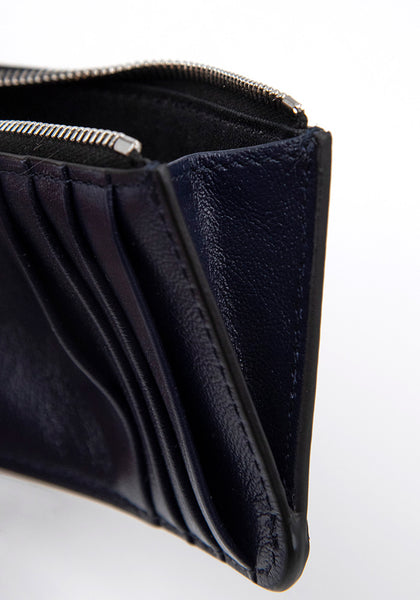 MARNI PFMI0053U0 ZIPPED WALLET BLACK FW22 | DOSHABURI Online Shop