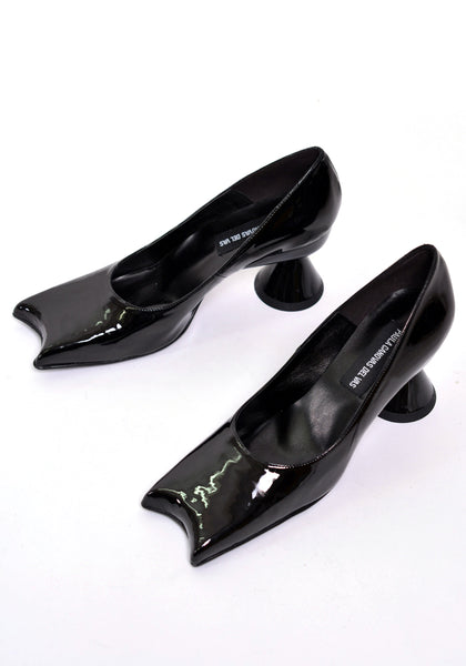 PAULA CANOVAS DEL VAS DS-3 DIABLO PUMPS PATENT BLACK - DOSHABURI Shop