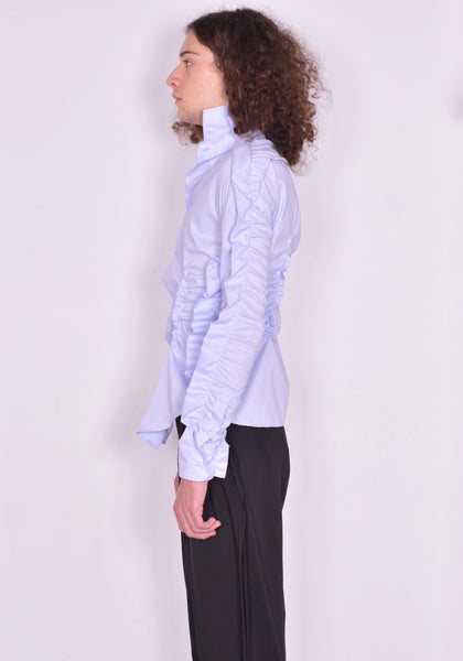 PROTOTYPES PT2LL01SH01-US OUTLINE SHIRT LIGHT BLUE FW22 | DOSHABURI Online Shop