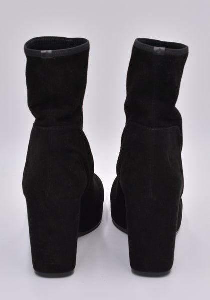 RANDOM IDENTITIES BOOT-03 SUEDE BOOTS BLACK | DOSHABURI Online Shop