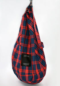 ROKH RA3CA01 AC DUFFLE BAG BLUE/RED TARTAN CHECK 2021SS | DOSHABURI Online Shop