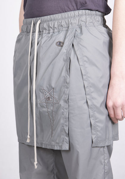 RICK OWENS x CHAMPION CM21S0017 216780 TOGA NYLON JOGGERS PANTS DUST | DOSHABURI Online Shop