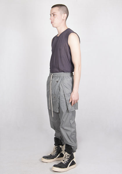 RICK OWENS x CHAMPION CM21S0017 216780 TOGA NYLON JOGGERS PANTS DUST | DOSHABURI Online Shop