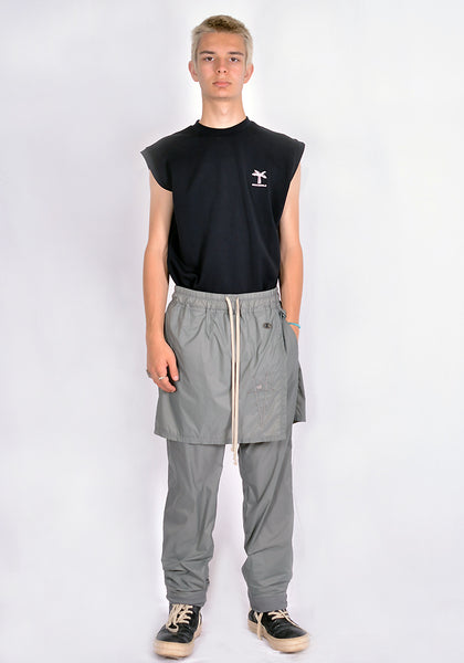 RICK OWENS x CHAMPION CM21S0017 216780 TOGA NYLON JOGGERS PANTS DUST