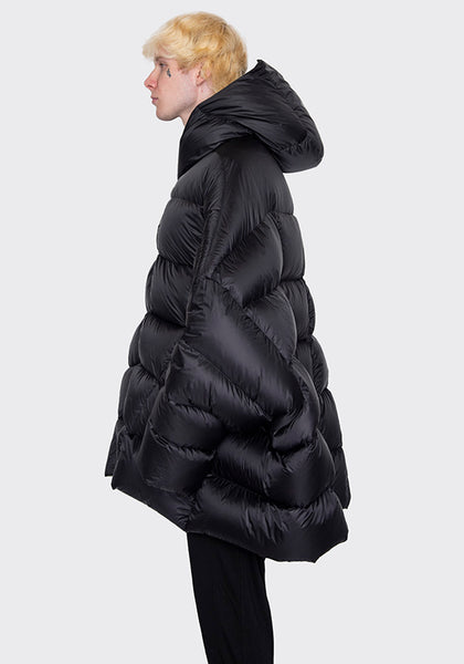 RICK OWENS RU02B2796 NZD4 09 DUVET JUMBO PETER JACKET BLACK FW22 | DOSHABURI Online Shop