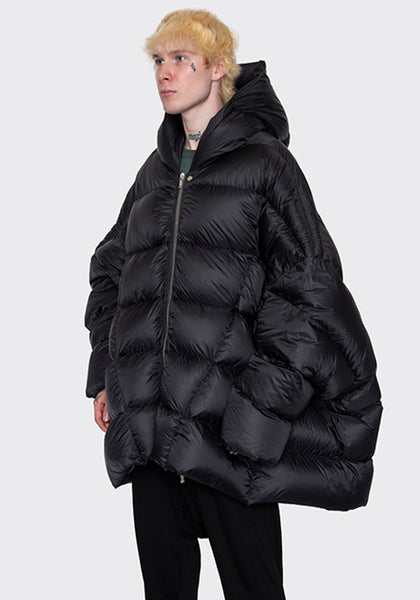 RICK OWENS RU02B2796 NZD4 09 DUVET JUMBO PETER JACKET BLACK FW22 | DOSHABURI Online Shop