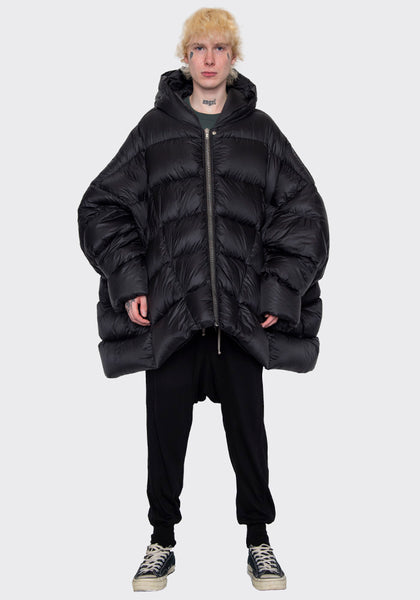 RICK OWENS RU02B2796 NZD4 09 DUVET JUMBO PETER JACKET BLACK FW22 | DOSHABURI Online Shop