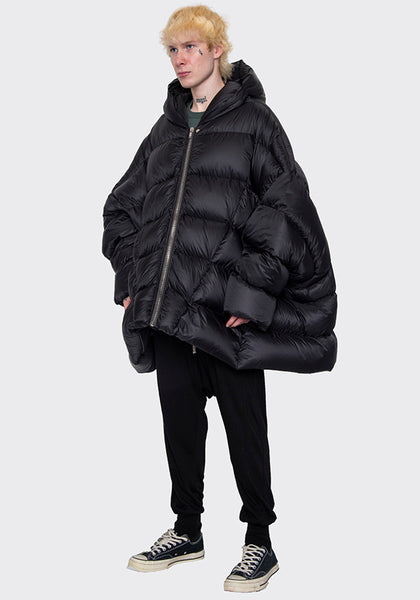 RICK OWENS RU02B2796 NZD4 09 DUVET JUMBO PETER JACKET BLACK FW22 | DOSHABURI Online Shop