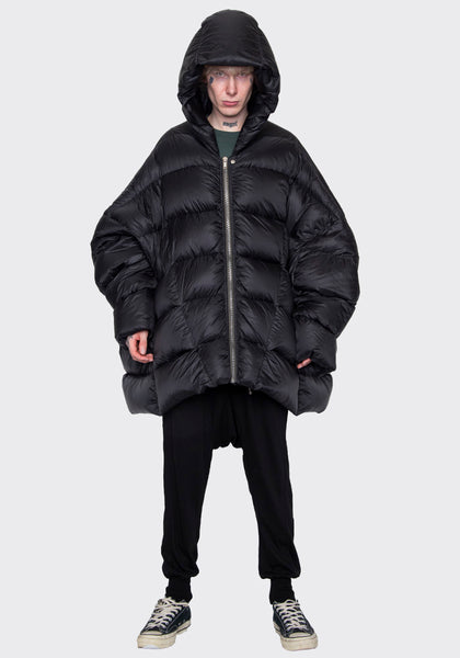 RICK OWENS RU02B2796 NZD4 09 DUVET JUMBO PETER JACKET BLACK FW22 | DOSHABURI Online Shop