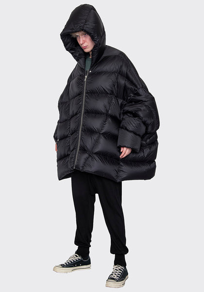 RICK OWENS RU02B2796 NZD4 09 DUVET JUMBO PETER JACKET BLACK FW22 | DOSHABURI Online Shop