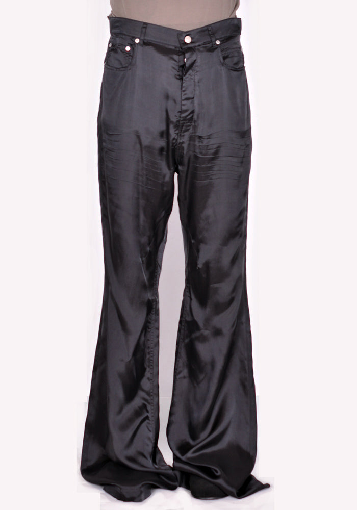 RICK OWENS RR01B1305 K BOLAN BOOTCUT BLACK SS22 | DOSHABURI Online Shop