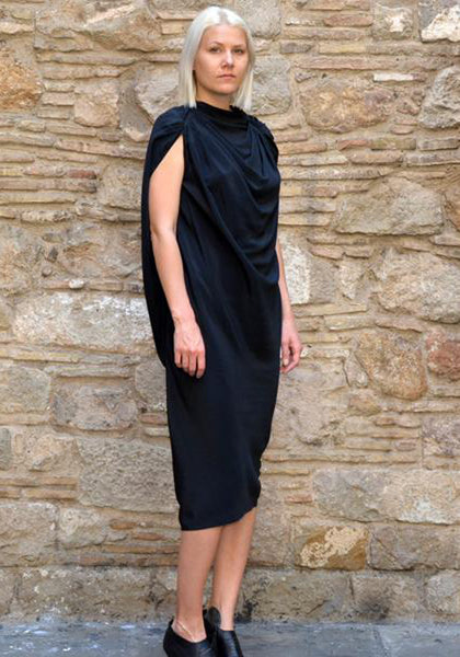 RICK OWENS CLAUDETTE DRESS BLACK 50% Off-Sale Doshaburi Online Shop