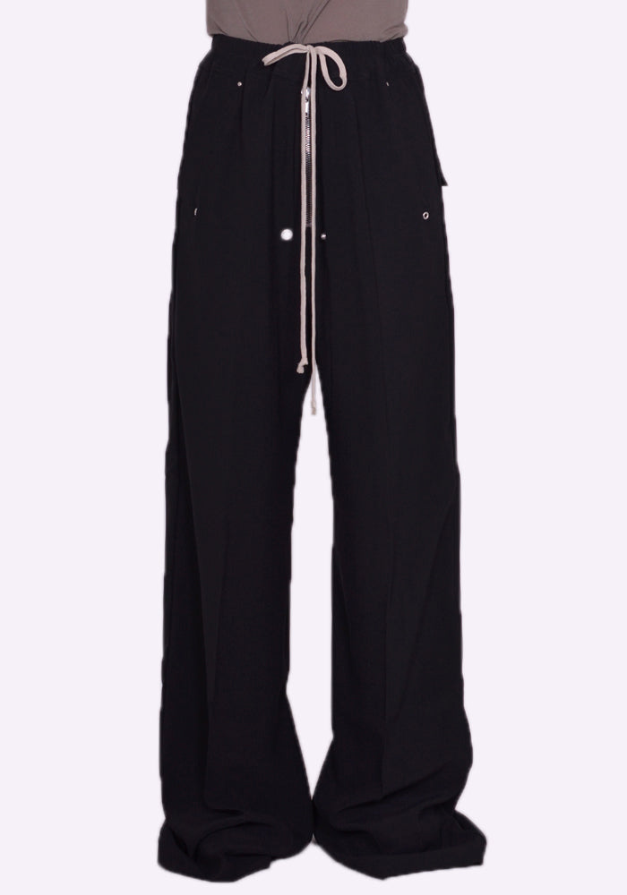 RICK OWENS GETH BELAS DRAWSTRING PANTS BLACK FW22 | DOSHABURI Online Shop