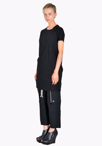 RICK OWENS RP02B6203 JA 15 LEVEL T-SHIRT BLACK FW22 | DOSHABURI Online Shop