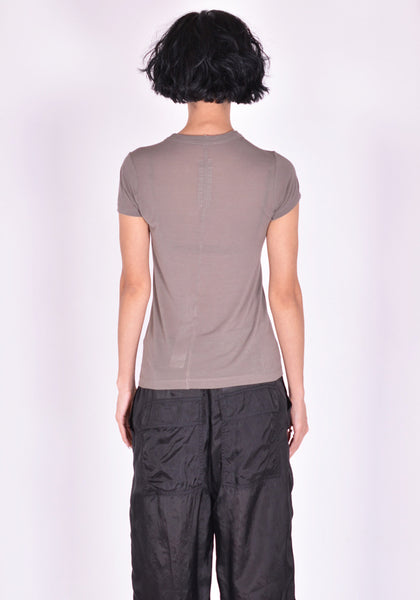 RICK OWENS RP01B4235 JS CROPPED LEVEL T-SHIRT DUST SS22 | DOSHABURI Online Shop