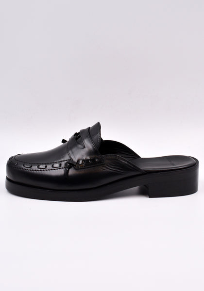 STEFAN COOKE FSTCMMULE0902 LEATHER MULE BLACK | DOSHABURI Online Shop