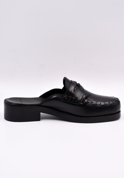 STEFAN COOKE FSTCMMULE0902 LEATHER MULE BLACK | DOSHABURI Online Shop