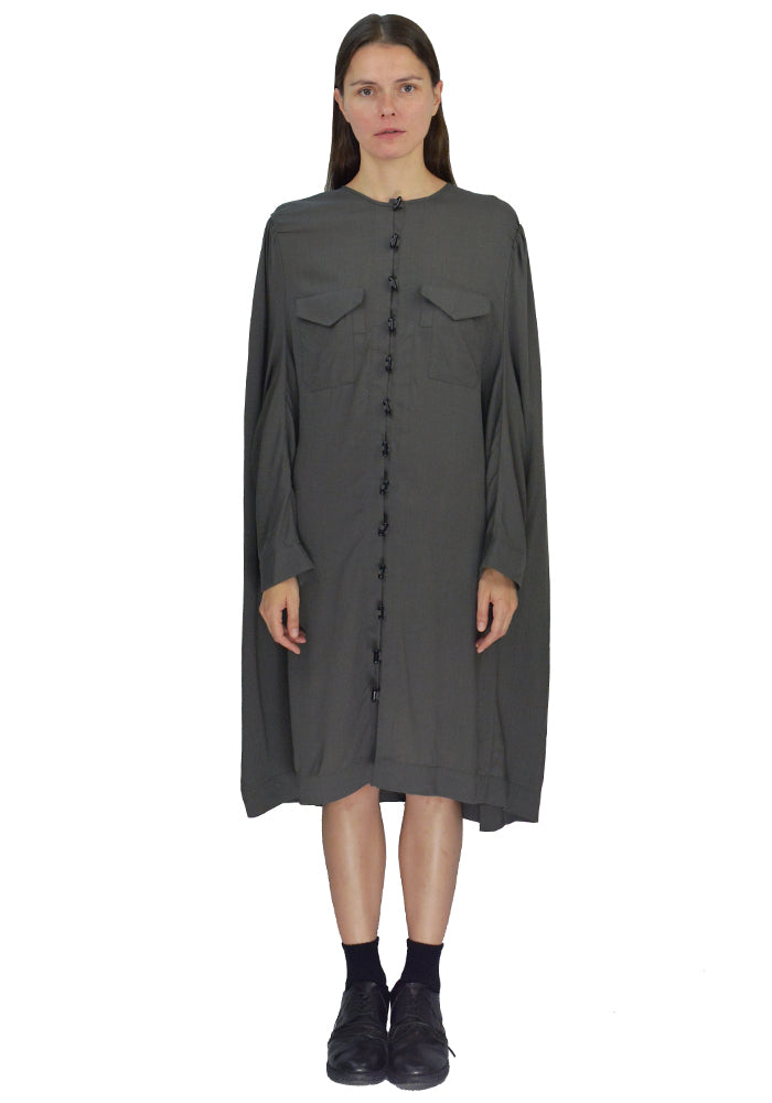 SITUATIONIST OVERSIZE DRESS GREY - DOSHABURI Shop