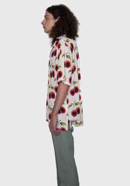 ENDLESS JOY RAMBUTAN SHORT SLEEVE SHIRT CREAM FW22 | DOSHABURI Online Shop