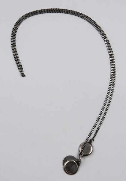 WERKSTATT MÜNCHEN M3005 NECKLACE HIDDEN PLATE SILVER | DOSHABURI Online Shop