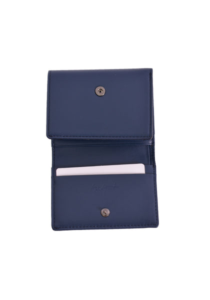 YOHJI YAMAMOTO DISCORD DN-A08-707-1 SMALL TRI-FOLDED WALLET NAVY - DOSHABURI Shop