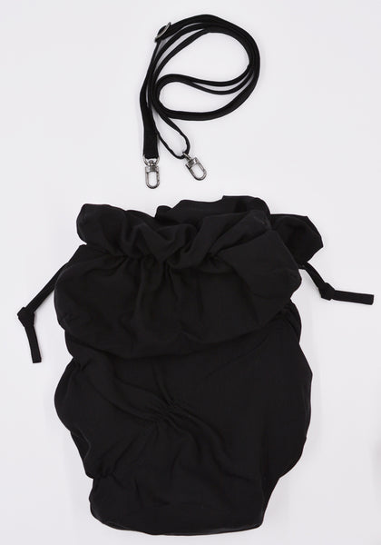 YOHJI YAMAMOTO DISCORD DG-I38-232-1-02 ANANAS SHOULDER BAG BLACK | DOSHABURI Online Shop