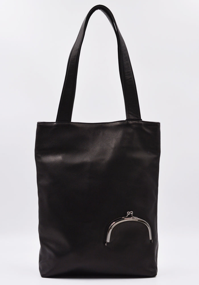 YOHJI YAMAMOTO DISCORD DG-I05-709-1-02 CRASP TOTE BAG BLACK | DOSHABURI Online Shop